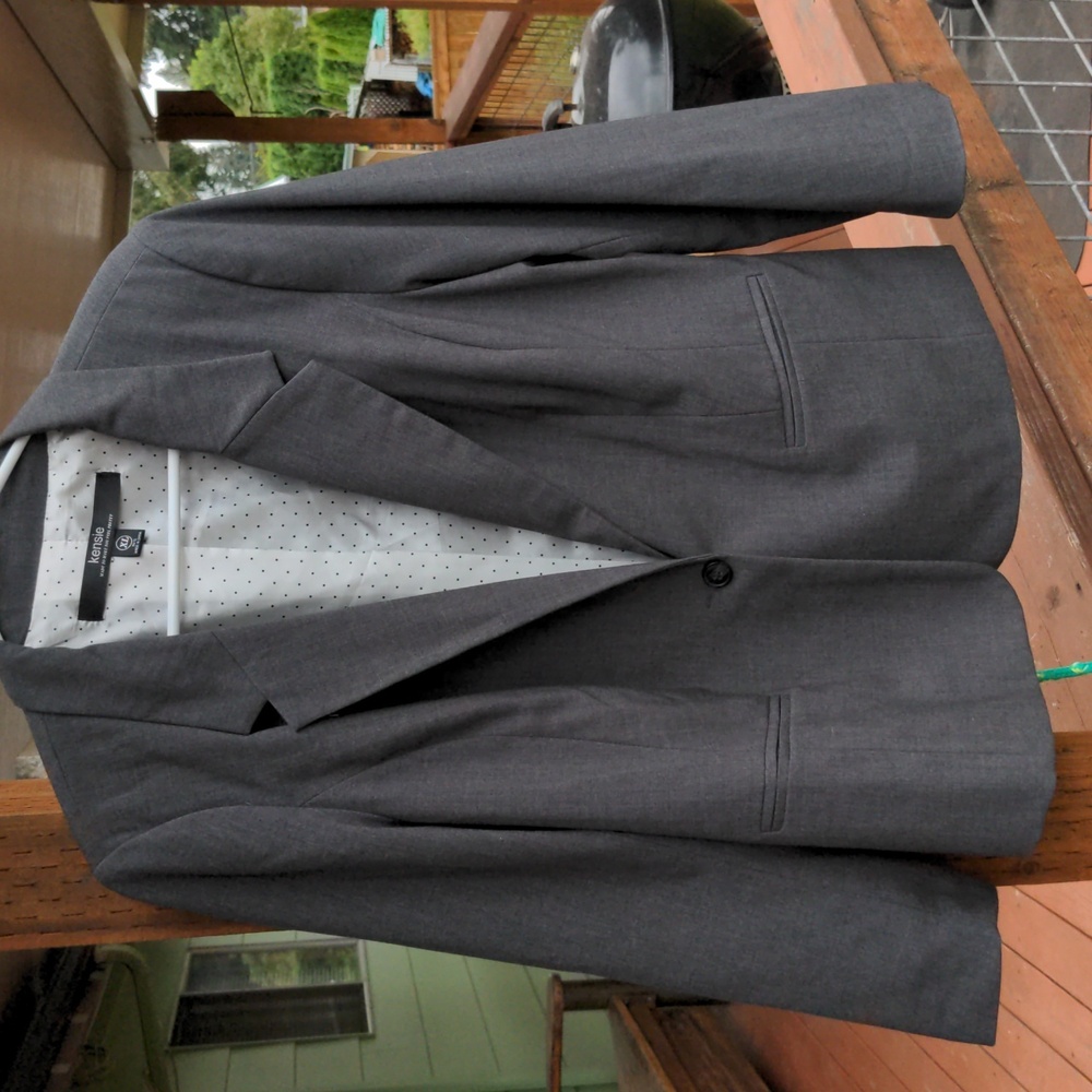 Kensie gray Blazer, size XL